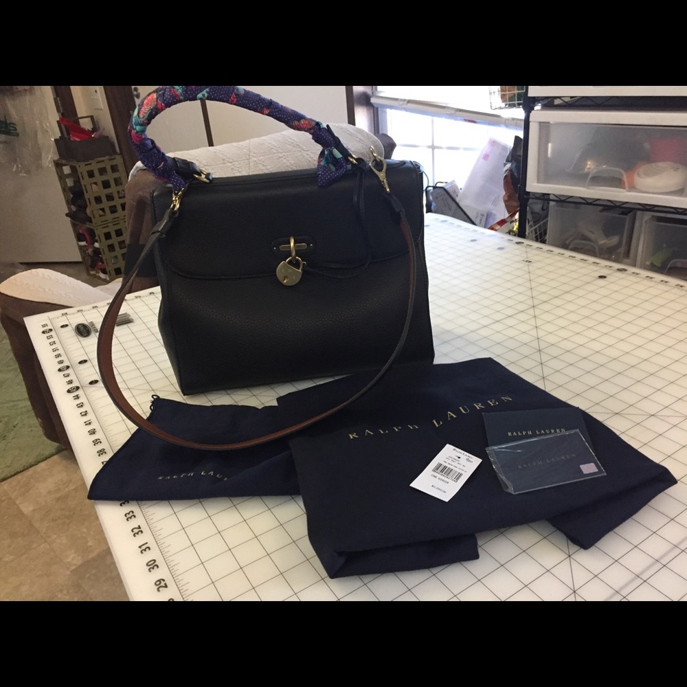 Ralph Lauren collection limited Tiffin bag purse